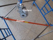 1/3 Scale Casters and Gooser Kit for Supported Frame Scaffold Training Kits.
*1/3 SCALE SCAFFOLD KITS ARE FOR TRAINING ONLY