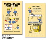 Overhead Crane Hand Signal Cards