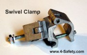 1/3 Scale Swivel Clamp for use with 1/3 Scale Tube and Clamp Scaffold Training Kit. 
*1/3 SCALE SCAFFOLD KITS ARE FOR TRAINING ONLY